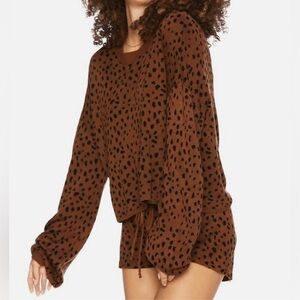Beach Riot Leopard Ava Sweater